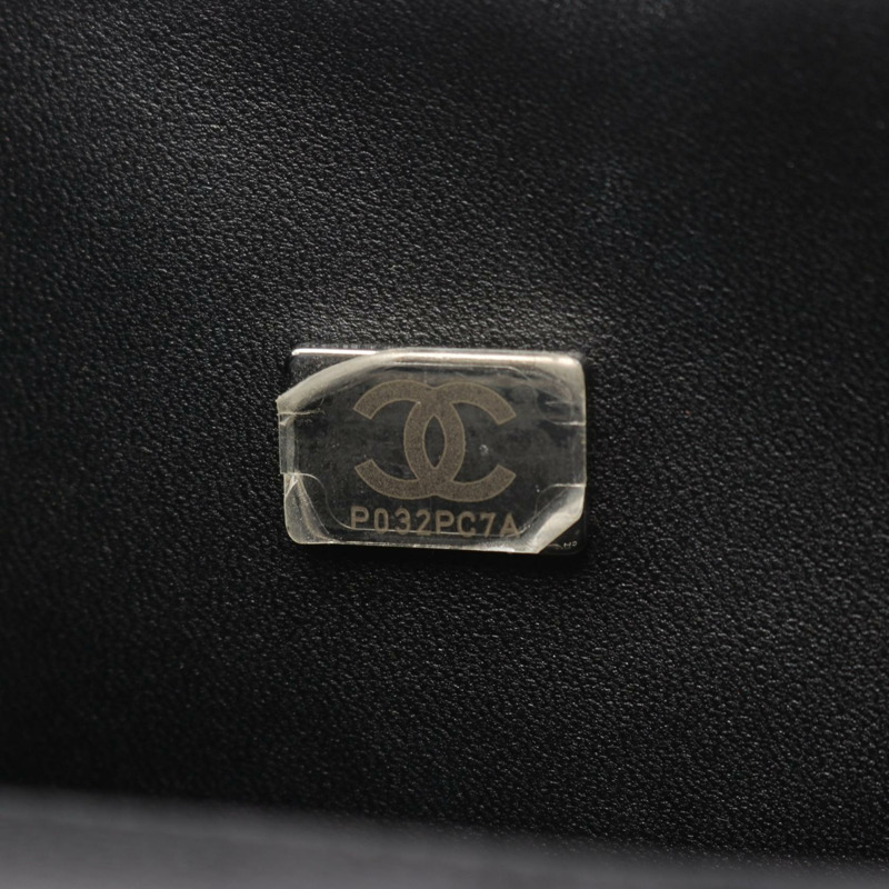 香奈兒 Boy Chanel 小號鏈條單背包 A67085 小牛皮 黑色 二手 CC-4