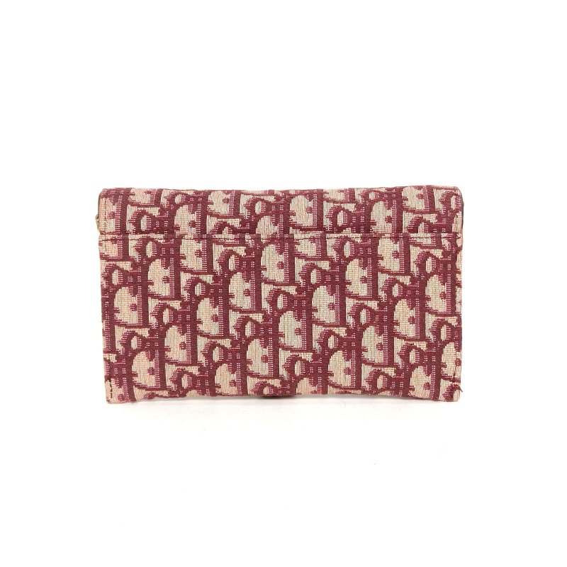 DIOR SADDLE馬鞍鏈條WOC19二合一紅色帆布金扣2018Oblique印花肩背包-2