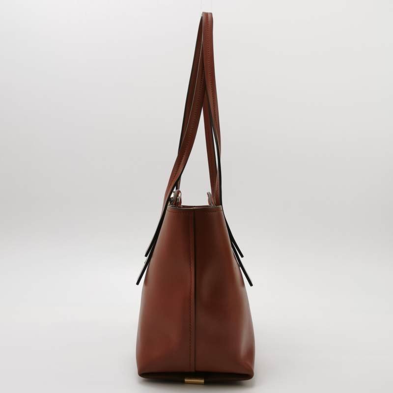 Chloe Chloe C牛皮純色字母C徽飾單肩包-2