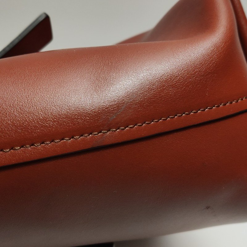 Chloe Chloe C牛皮純色字母C徽飾單肩包-15