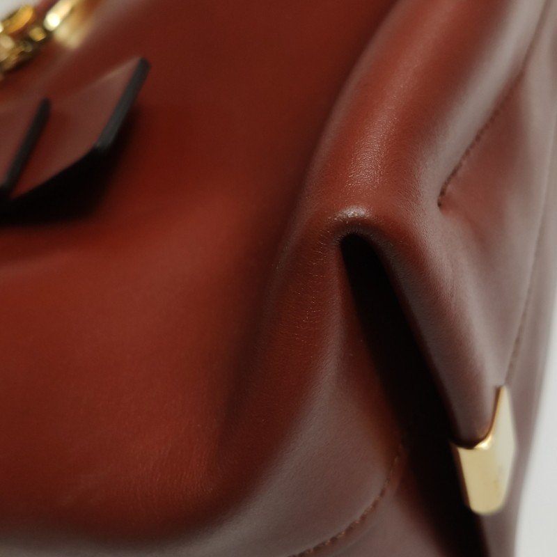 Chloe Chloe C牛皮純色字母C徽飾單肩包-21