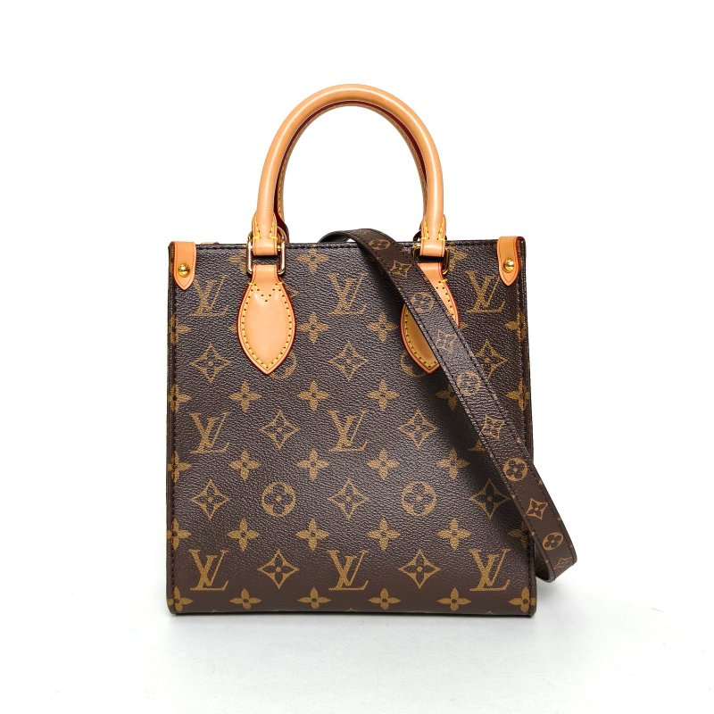 LOUIS VUITTON SACPLAT琴譜包BB21.5老花PVC晶片肩背包-0