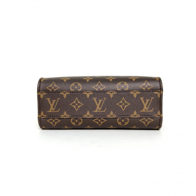 LOUIS VUITTON SACPLAT琴譜包BB21.5老花PVC晶片肩背包-4