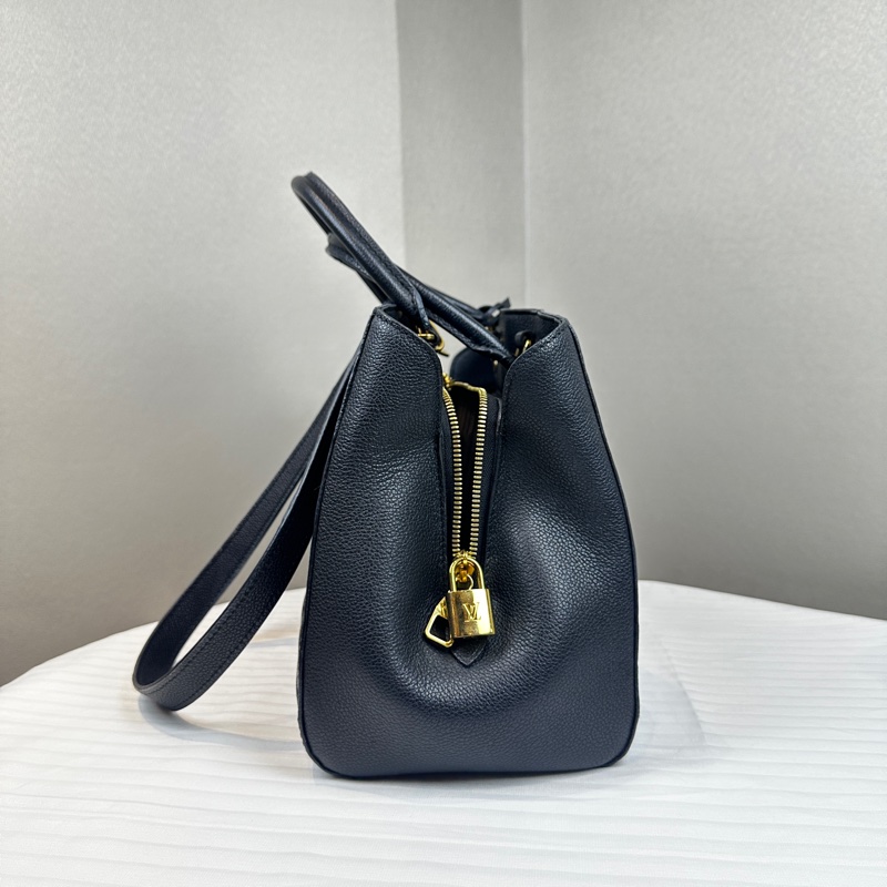 路易威登/Louis Vuitton Montaigne黑色壓紋蒙田包34x17x24cm-2