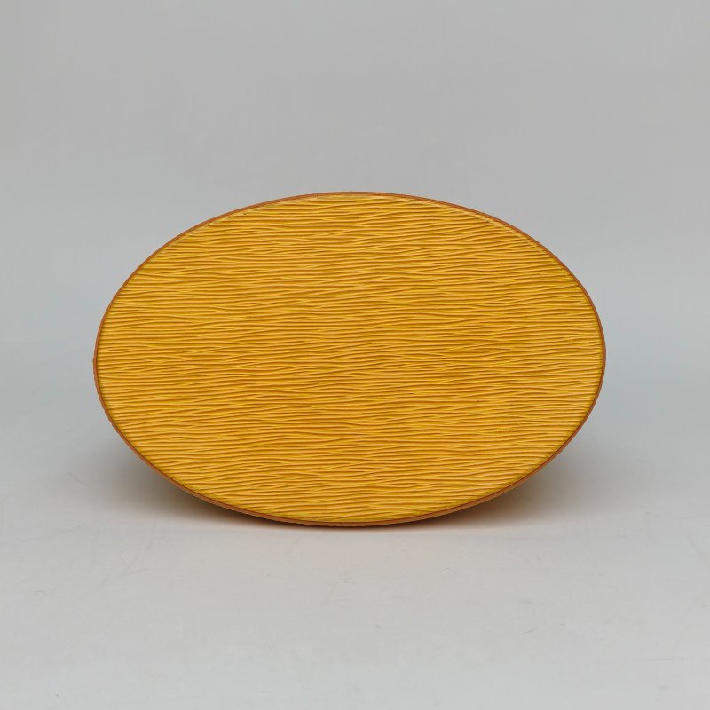 LOUIS VUITTON 黃色EPI水波紋牛皮金扣1997中古水波紋水桶包肩背包-4