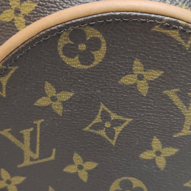 Louis Vuitton(LV)Ellipse河蚌包小號植鞣革Monogram印花弧線滾邊中古手提包-20