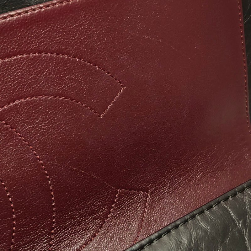 Chanel 2.55 Flag Bag經典款Maxi油蠟皮菱格絎縫矩形旋扣單肩包-8