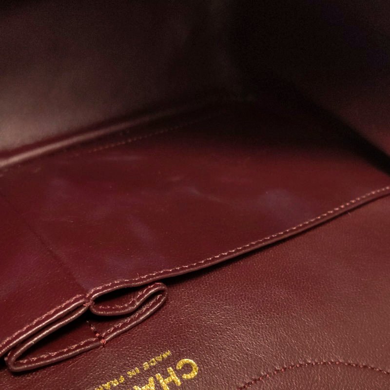 Chanel 2.55 Flag Bag經典款Maxi油蠟皮菱格絎縫矩形旋扣單肩包-9