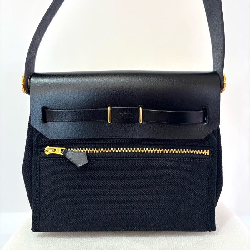 HERMES黑色Mini Herbag20-1