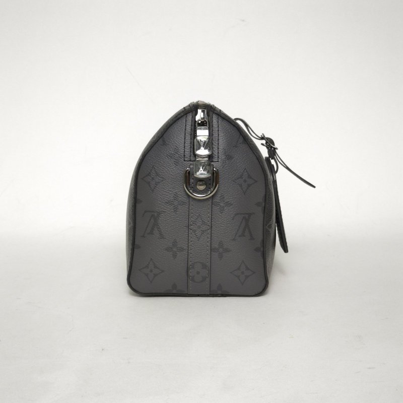 LOUIS VUITTON KEEPALLCity拼黑色牛皮/PVC晶片City肩背包-1