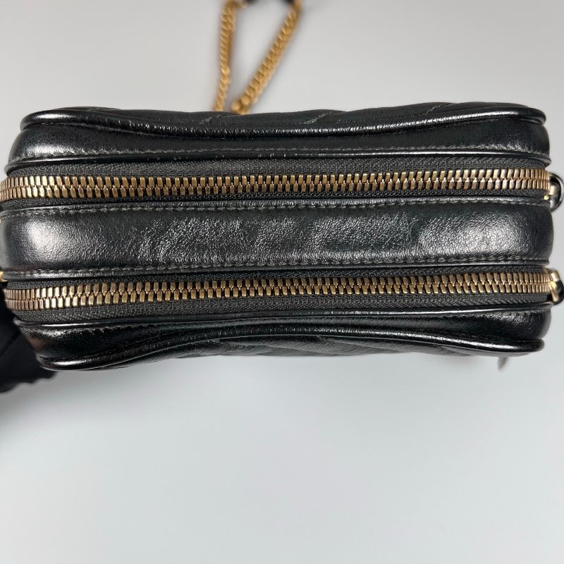 GUCCI 550156  黑Marmont直立相機包-5