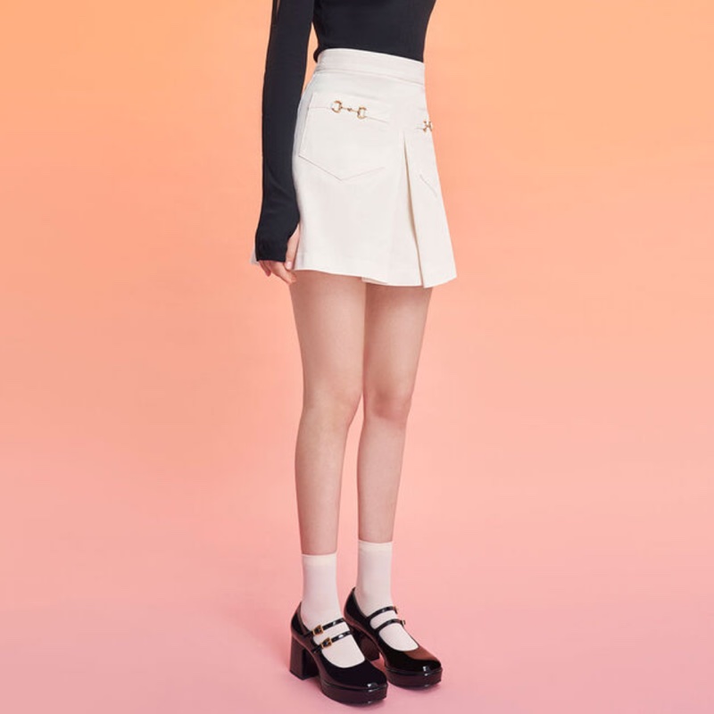 CHARLES & KEITH  小CK 雙帶厚底瑪莉珍鞋  黑色 漆皮 粗跟  39   CK1-60280370-2