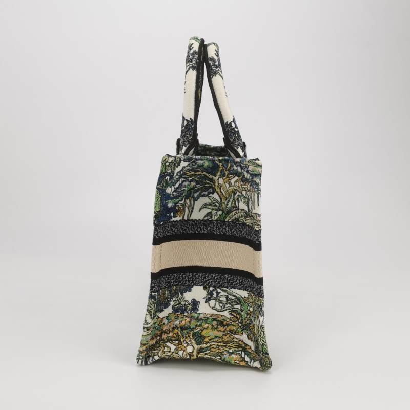 Dior BookTote小號帆布Etoile de Voyage圖案刺繡手提包-2