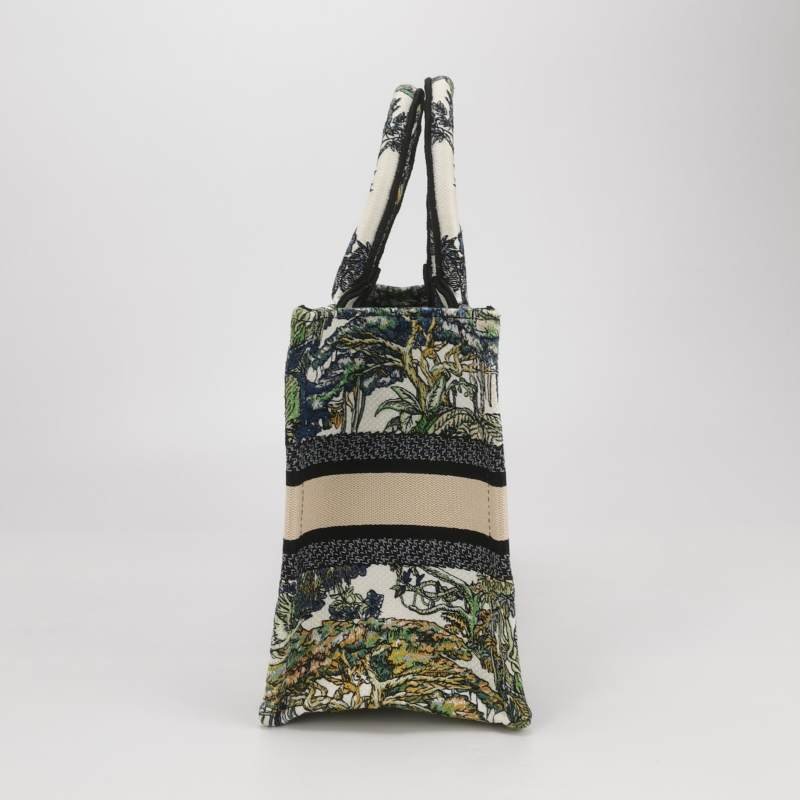 Dior BookTote小號帆布Etoile de Voyage圖案刺繡手提包-3