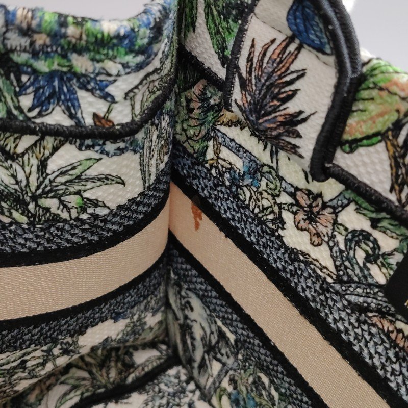 Dior BookTote小號帆布Etoile de Voyage圖案刺繡手提包-8