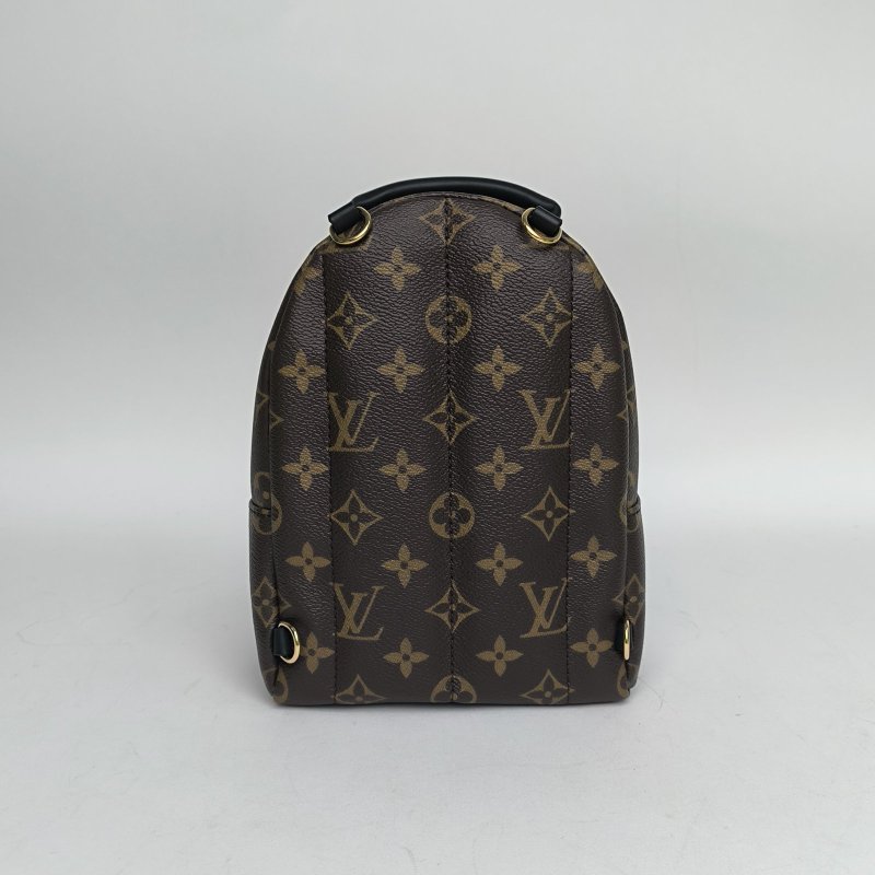 LOUIS VUITTON PalmSprings小書包Mini17新款拉鏈外露老花PVC晶片肩背包-2
