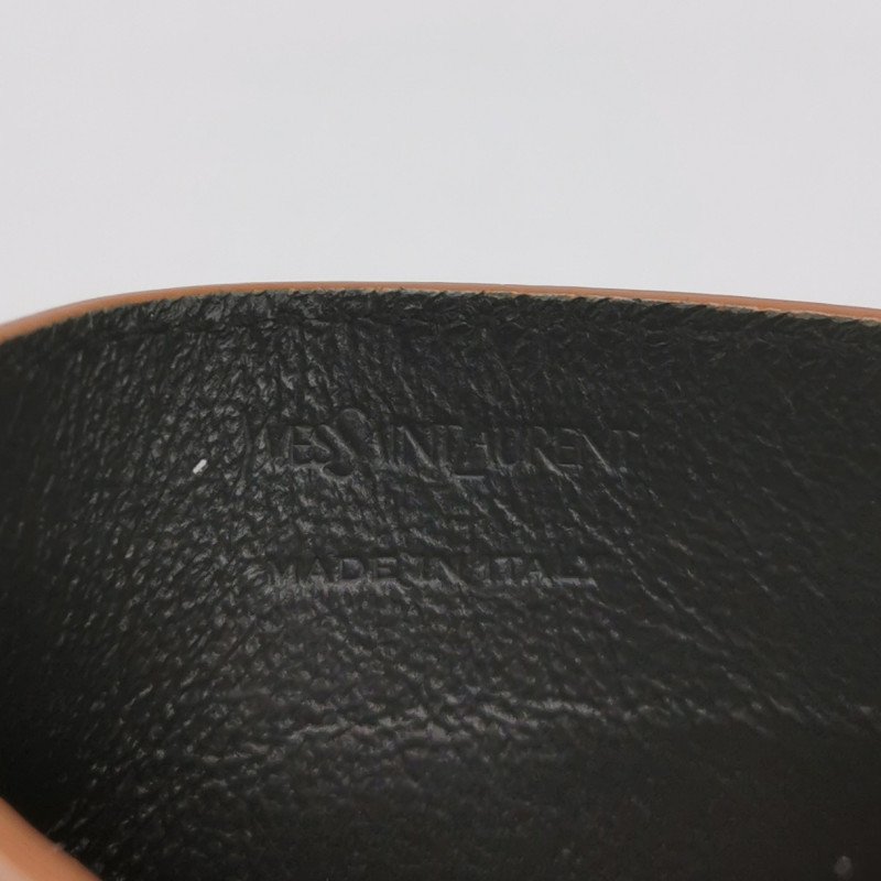 Saint Laurent牛皮純色字母Logo卡包-6