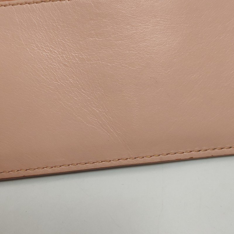 Saint Laurent牛皮純色字母Logo卡包-13