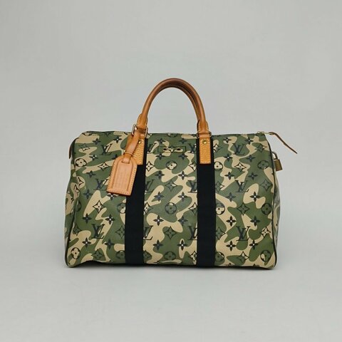 LOUIS VUITTON 中古村上隆限定Sp35迷彩PVC2008肩背包