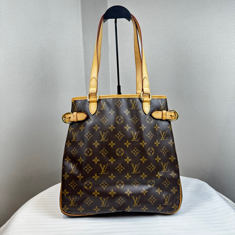 路易威登/Louis Vuitton Batignolles Vertical 老花單肩直式托特包31x15x30cm-0
