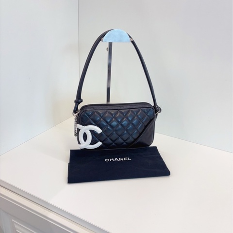 【98新🆕】Chanel  cambon 康鵬腋下麻將包 單肩包