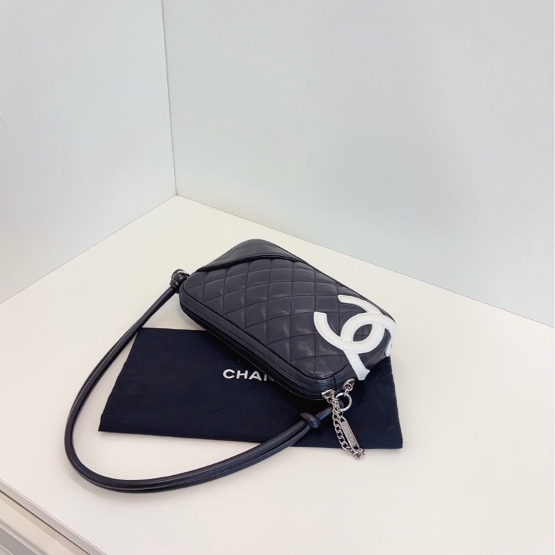 【98新🆕】Chanel  cambon 康鵬腋下麻將包 單肩包-5
