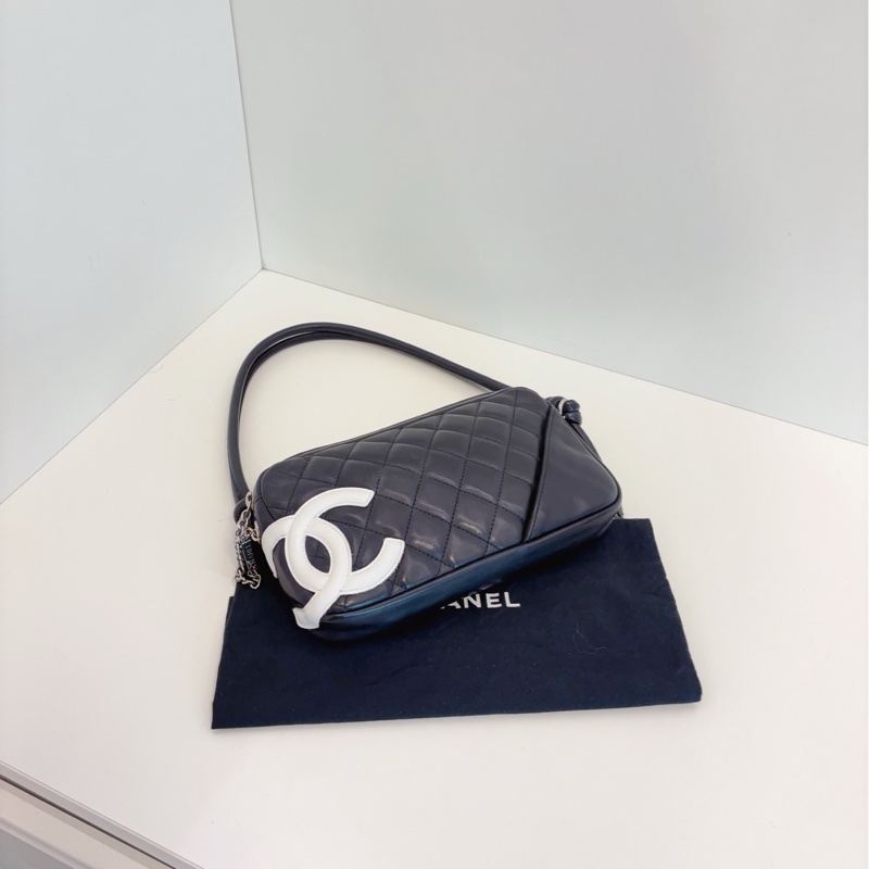 【98新🆕】Chanel  cambon 康鵬腋下麻將包 單肩包-6