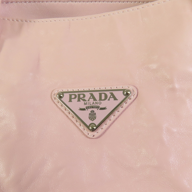 PRADA 牛皮皮革Nappa Antique肩背袋-5