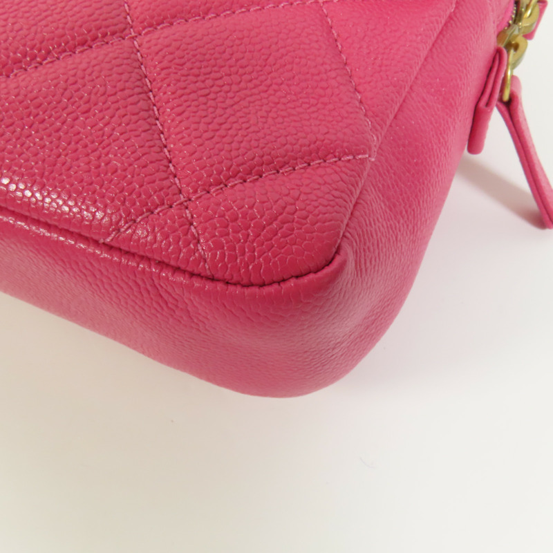 CHANEL 牛皮皮革Melody Backpack金扣背包-13