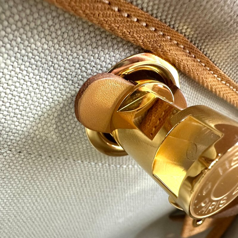 【美收精品】HERMES 茶色Herbag U刻 C-36【隔月月中將轉賣至日本 上架期限30天】-15