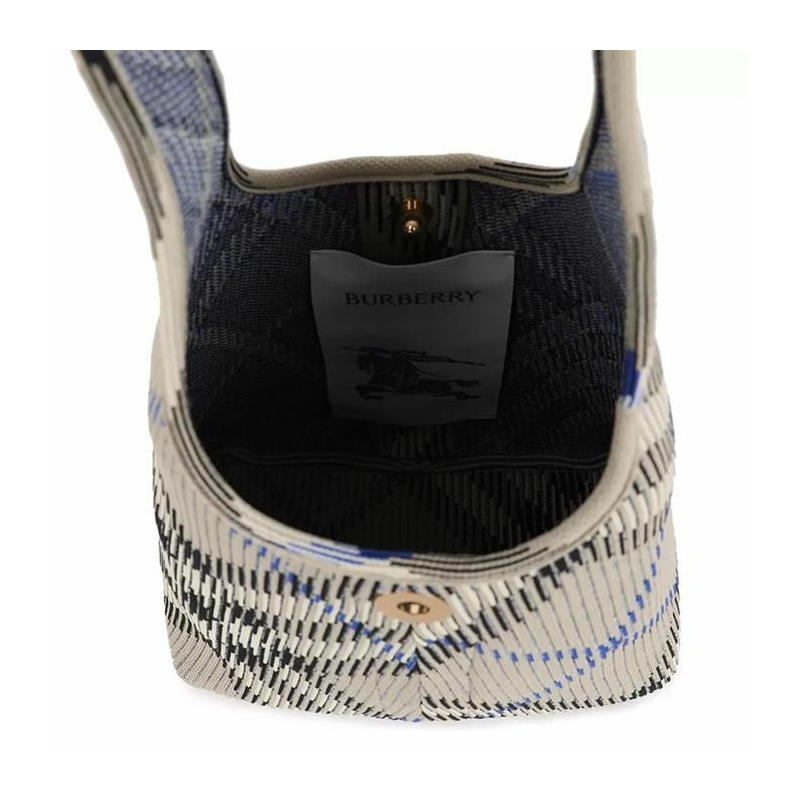 BURBERRY 小格紋針織單肩包 8104389-8