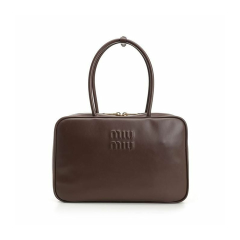 MIU MIU 皮革蝴蝶結包 5BB117 2CRW F0NBL