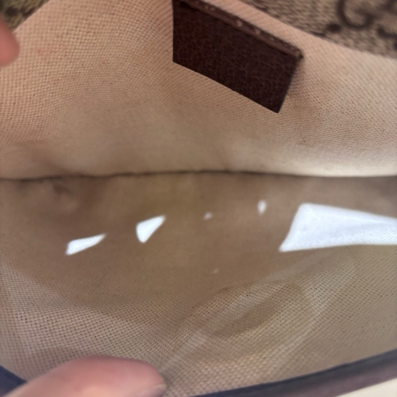 古馳/Gucci 經典雙G印花虎頭腰包  胸包單肩斜挎包-7
