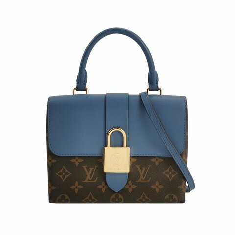 Louis Vuitton(LV)LockyBB牛皮老花鎖頭包斜挎包單肩包