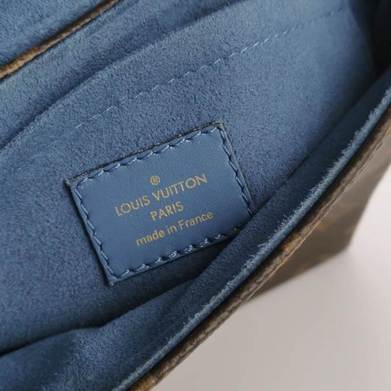 Louis Vuitton(LV)LockyBB牛皮老花鎖頭包斜挎包單肩包-7