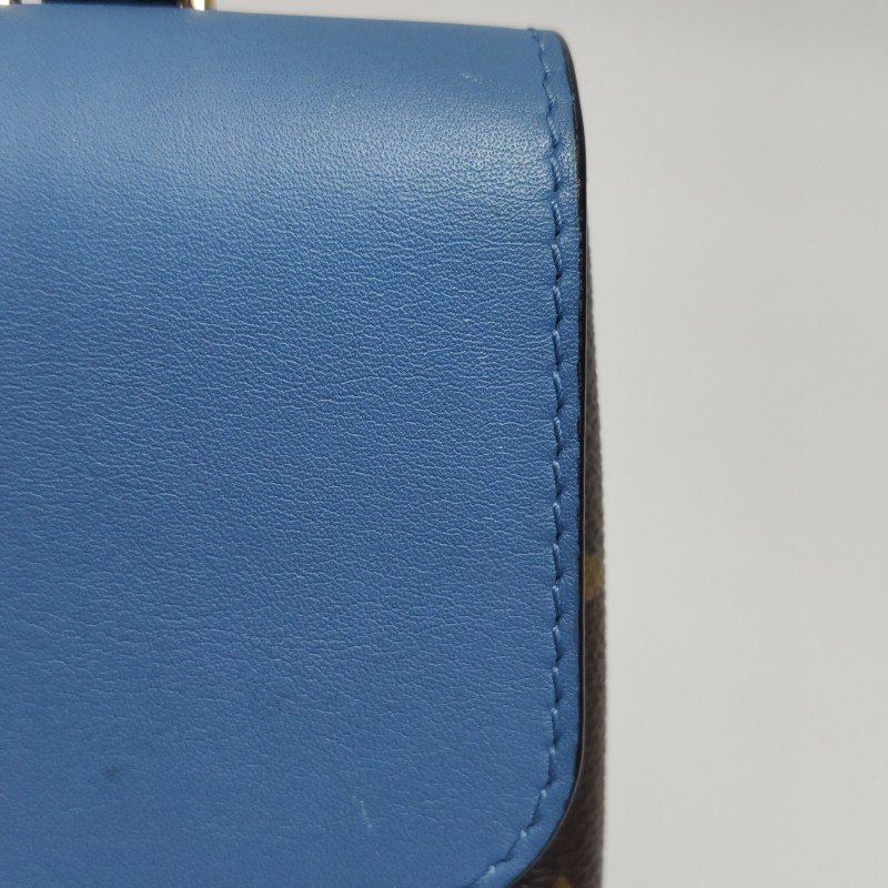 Louis Vuitton(LV)LockyBB牛皮老花鎖頭包斜挎包單肩包-15