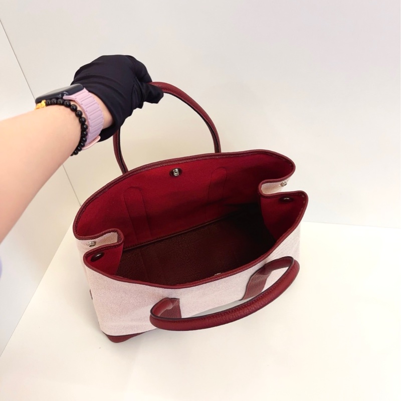 【98新🆕】Hermes GardenParty GP36 帆布拼皮花園包 手提包-6