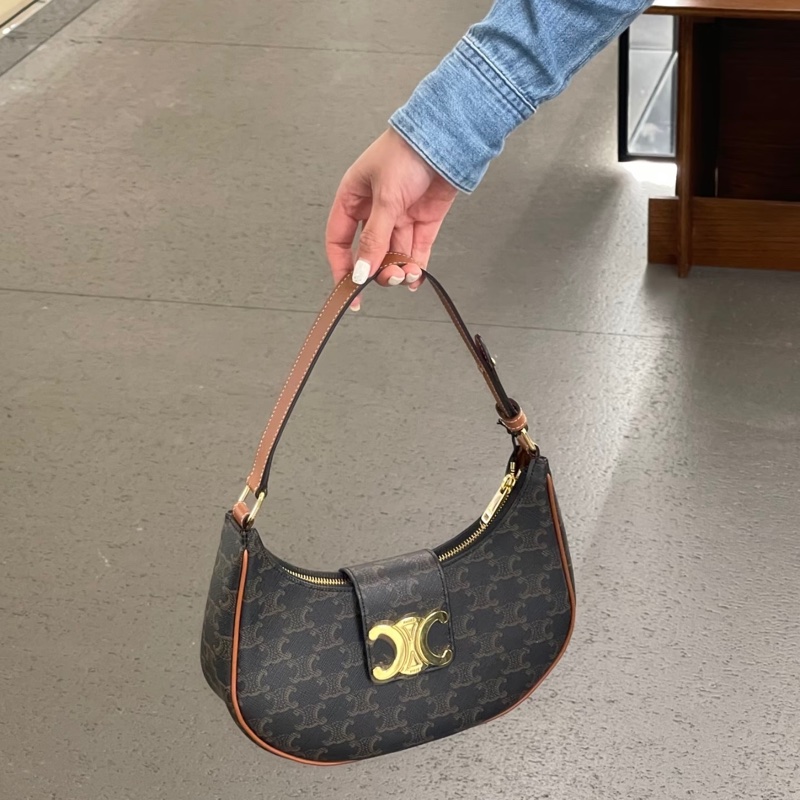 CELINE 賽琳 AVA TRIOMPHE 凱旋門 小牛皮 手提包 肩背包-2