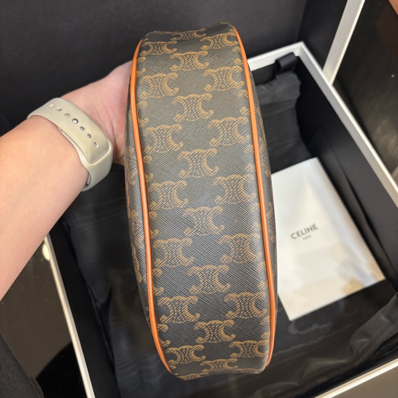 CELINE 賽琳 AVA TRIOMPHE 凱旋門 小牛皮 手提包 肩背包-7