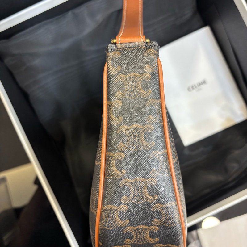 CELINE 賽琳 AVA TRIOMPHE 凱旋門 小牛皮 手提包 肩背包-8