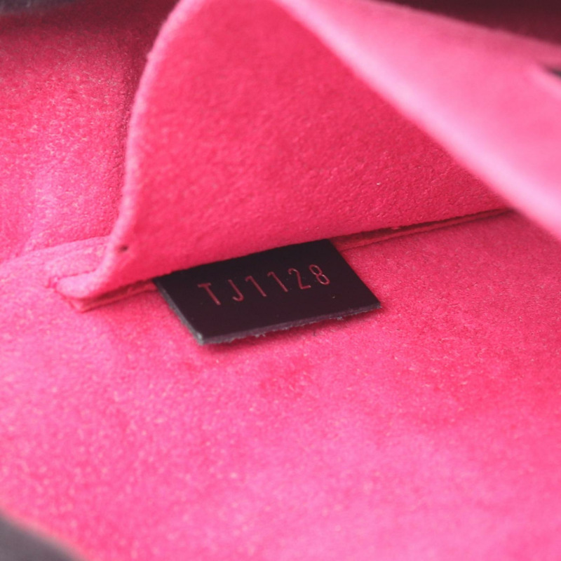 路易威登 Pochette Felicie 鏈條斜背包單肩包 M64579 Epi Noir 粉紅色-4