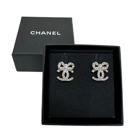 Chanel CC 水晶耳環