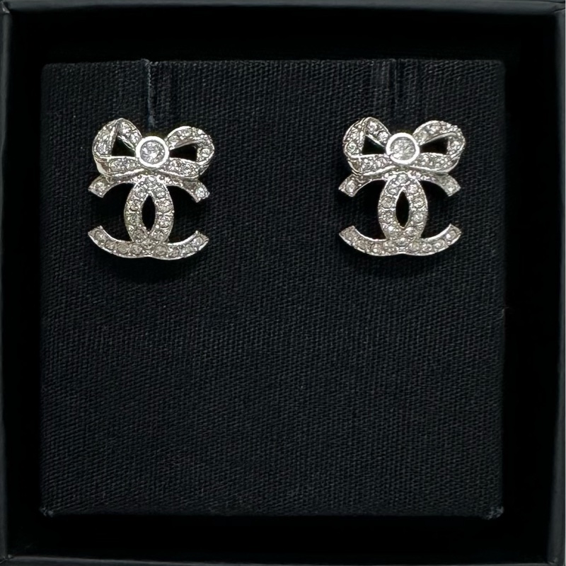 Chanel CC 水晶耳環-5