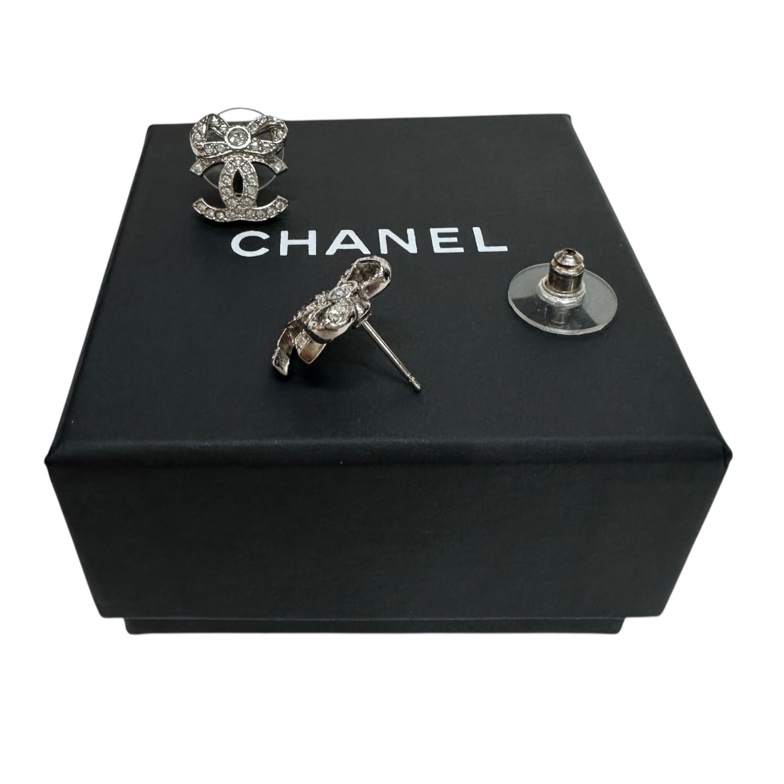 Chanel CC 水晶耳環-8