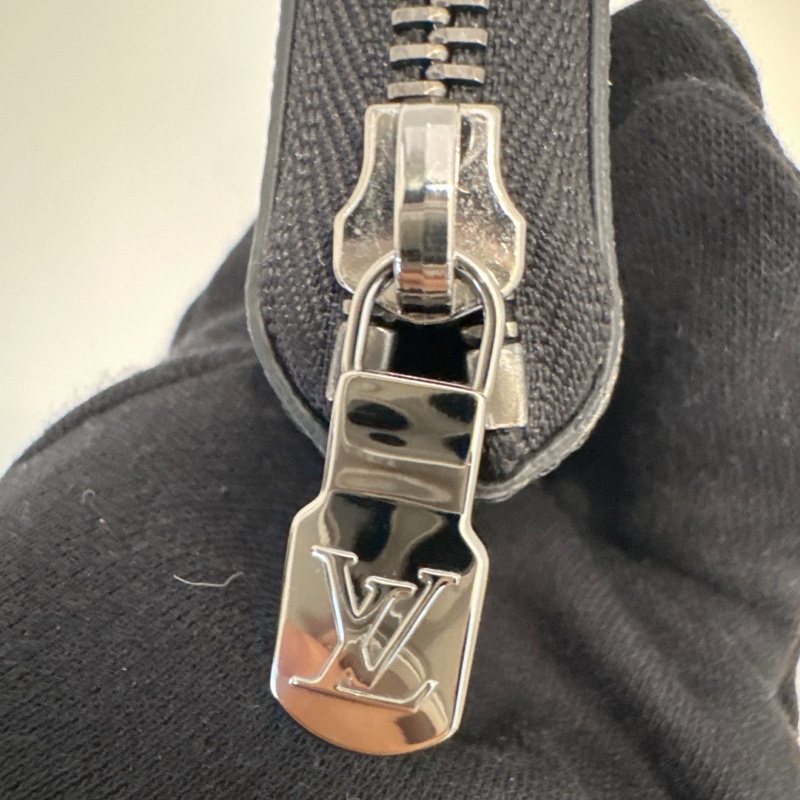 LV M11611 晶片款 黑老花Eclipse拉鍊長夾-2