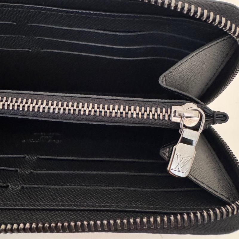 LV M11611 晶片款 黑老花Eclipse拉鍊長夾-13