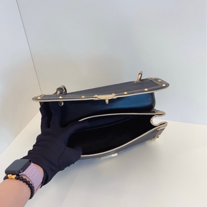 【98新🆕】LV vintage絕版黑金鉚釘山羊皮Suhali蘇哈里單肩/腋下包-6