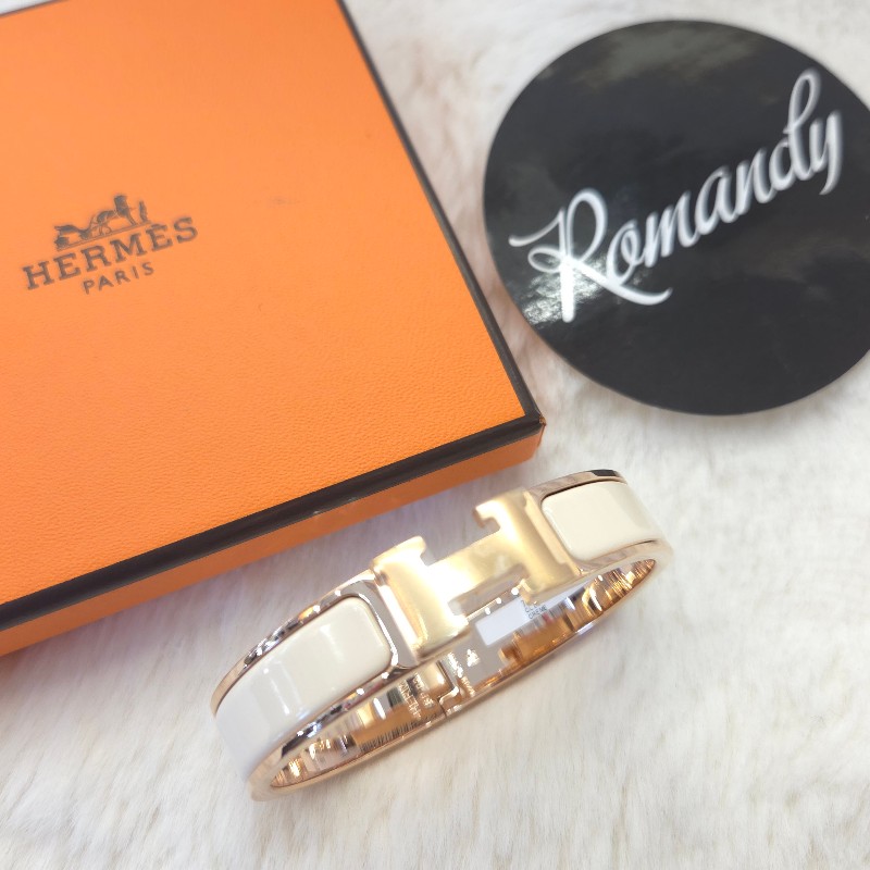 Hermès  Clic H 琺瑯手環 PM-0