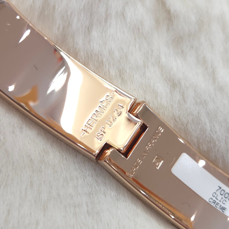 Hermès  Clic H 琺瑯手環 PM-4