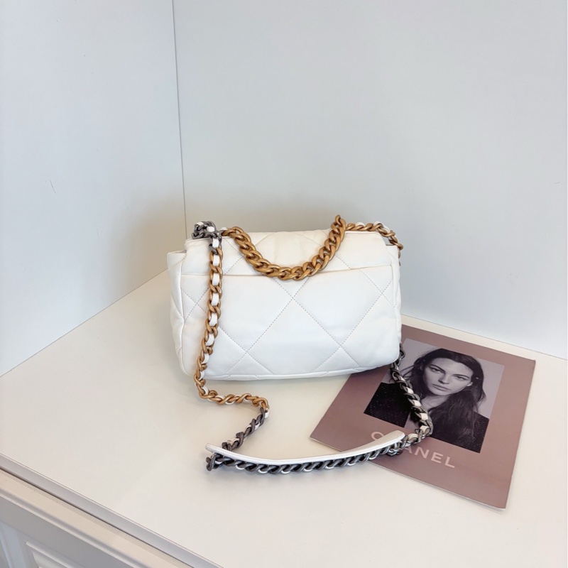 【98新🆕】Chanel 白金19bag 小號 手提單肩包-1